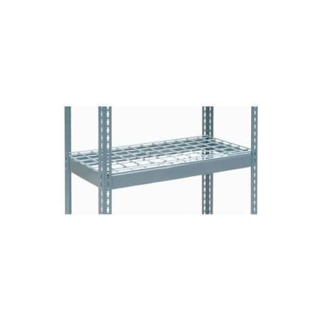 Global Equipment Additional Shelf Level Boltless Wire Deck 48"Wx24"D, 1500 lbs. Capacity, GRY 717488